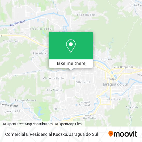 Comercial E Residencial Kuczka map