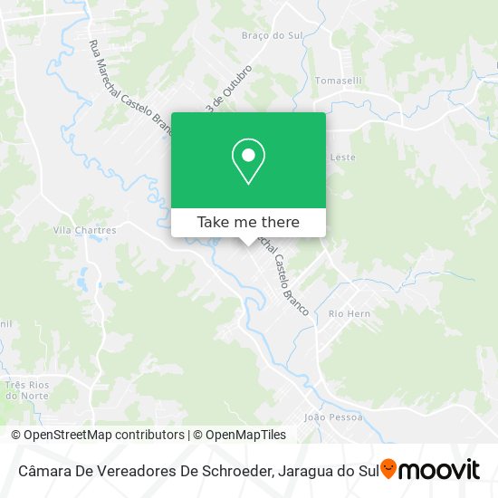 Câmara De Vereadores De Schroeder map