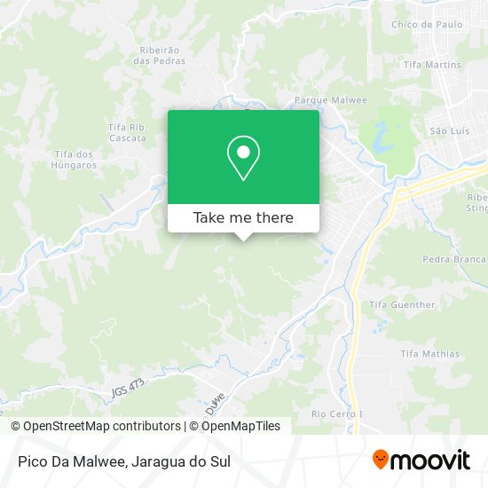 Mapa Pico Da Malwee