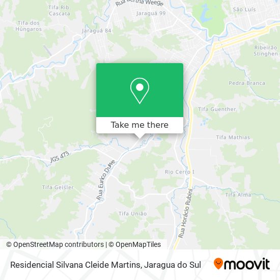 Mapa Residencial Silvana Cleide Martins