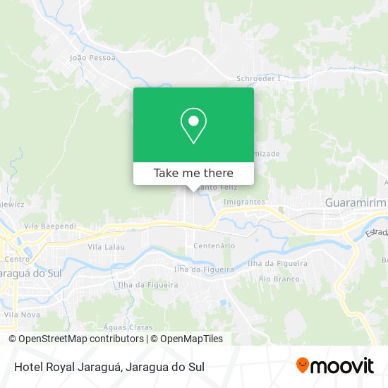 Hotel Royal Jaraguá map