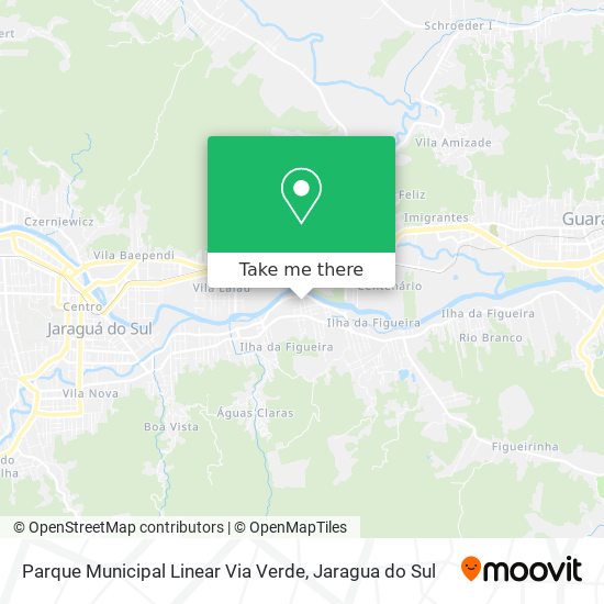 Parque Municipal Linear Via Verde map