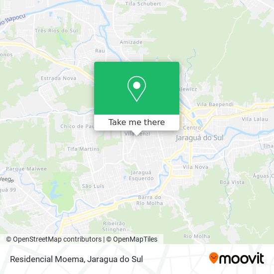 Residencial Moema map