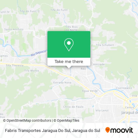 Fabris Transportes Jaragua Do Sul map