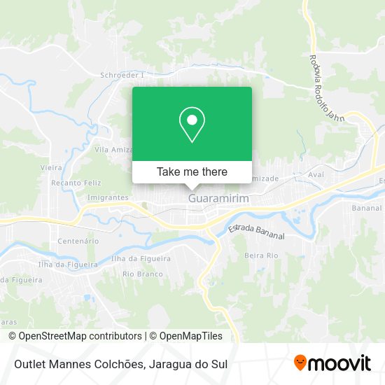 Outlet Mannes Colchões map