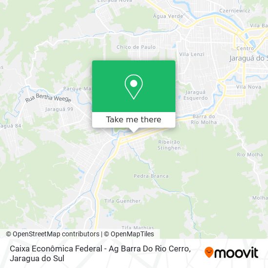 Caixa Econômica Federal - Ag Barra Do Rio Cerro map