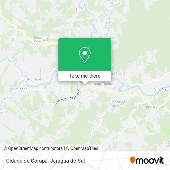Cidade de Corupá map