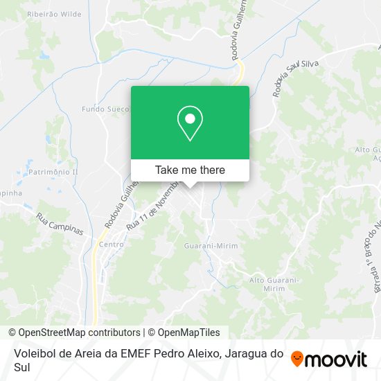 Voleibol de Areia da EMEF Pedro Aleixo map