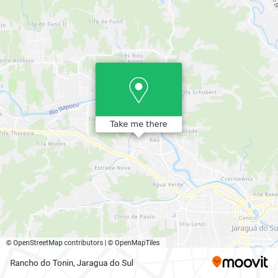 Rancho do Tonin map