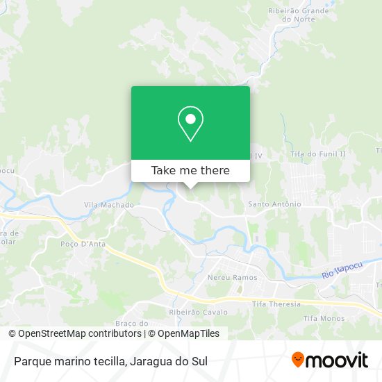 Parque marino tecilla map