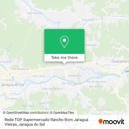 Rede TOP Supermercado Rancho Bom Jaraguá Vieiras map