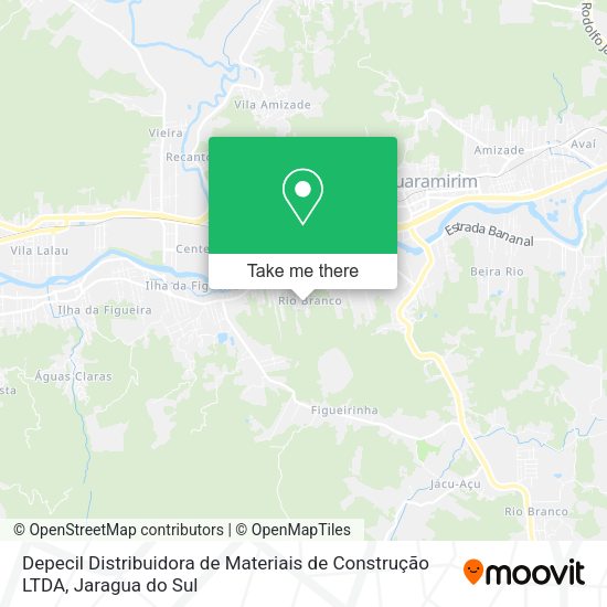Depecil Distribuidora de Materiais de Construção LTDA map