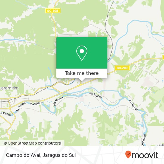 Mapa Campo do Avai