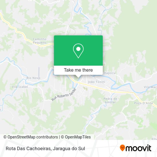 Rota Das Cachoeiras map
