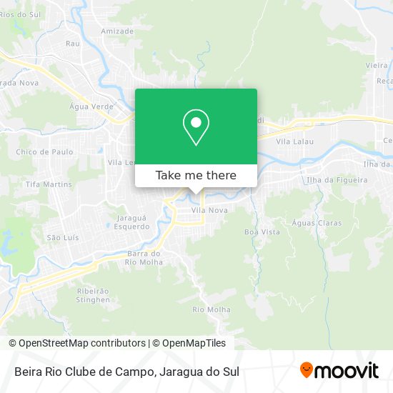 Mapa Beira Rio Clube de Campo