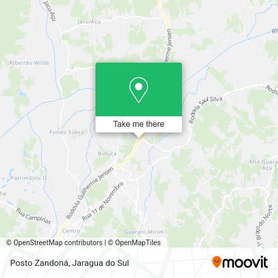 Posto Zandoná map