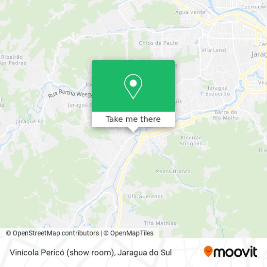 Vinícola Pericó (show room) map