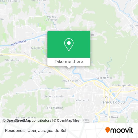 Residencial Uber map