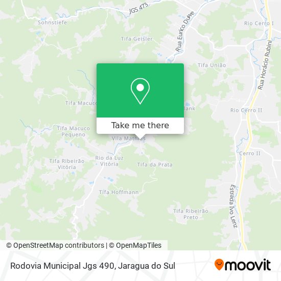 Rodovia Municipal Jgs 490 map