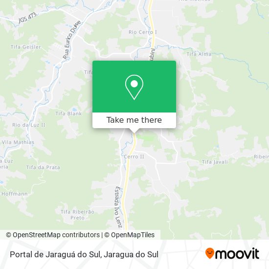 Portal de Jaraguá do Sul map