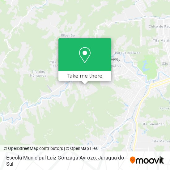 Mapa Escola Municipal Luiz Gonzaga Ayrozo