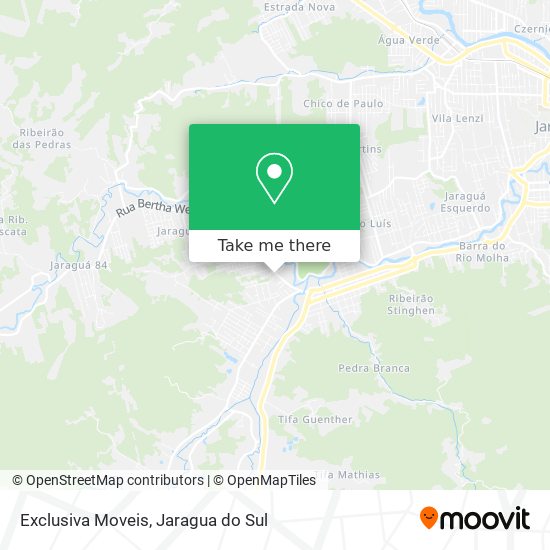 Exclusiva Moveis map