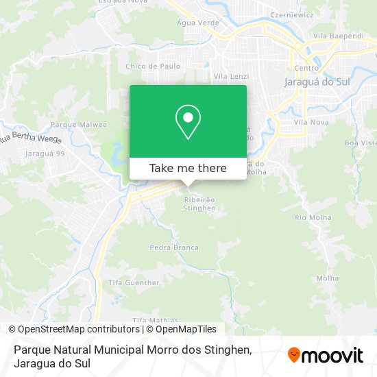 Parque Natural Municipal Morro dos Stinghen map