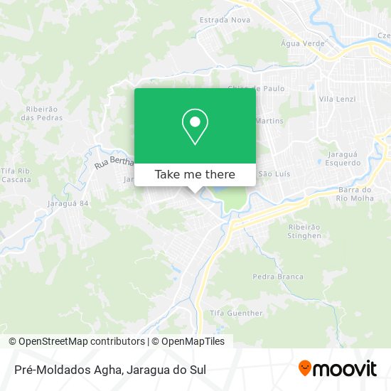 Pré-Moldados Agha map