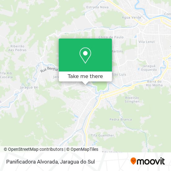 Panificadora Alvorada map