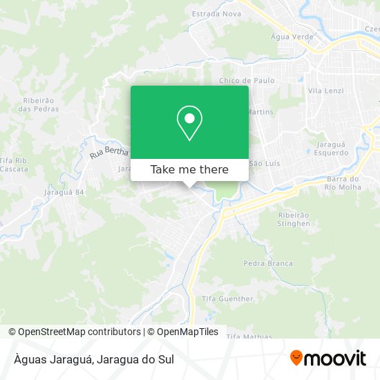 Àguas Jaraguá map