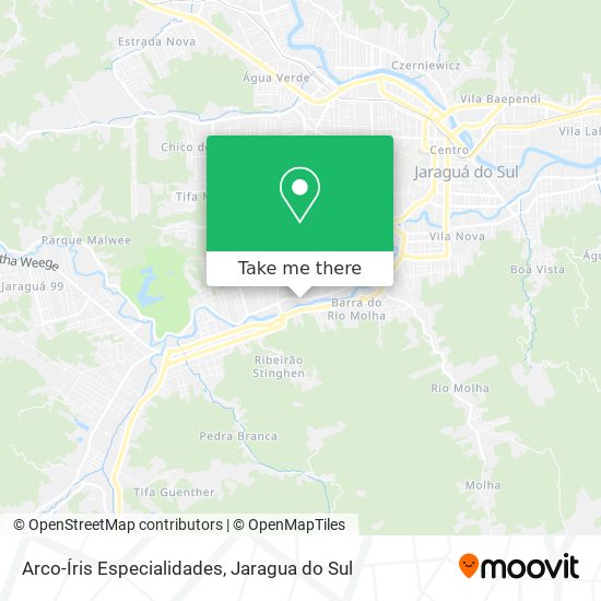 Arco-Íris Especialidades map