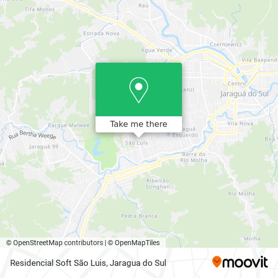 Residencial Soft São Luis map