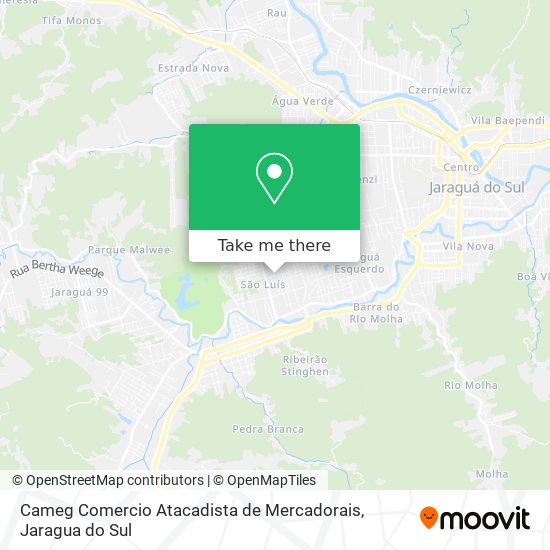 Cameg Comercio Atacadista de Mercadorais map