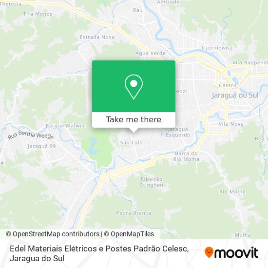 Edel Materiais Elétricos e Postes Padrão Celesc map