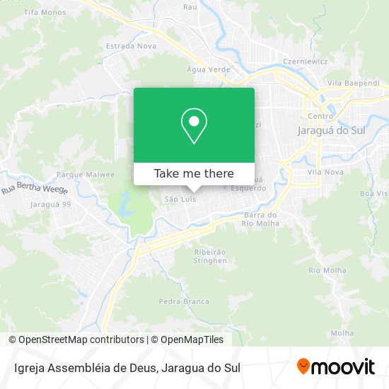 Mapa Igreja Assembléia de Deus