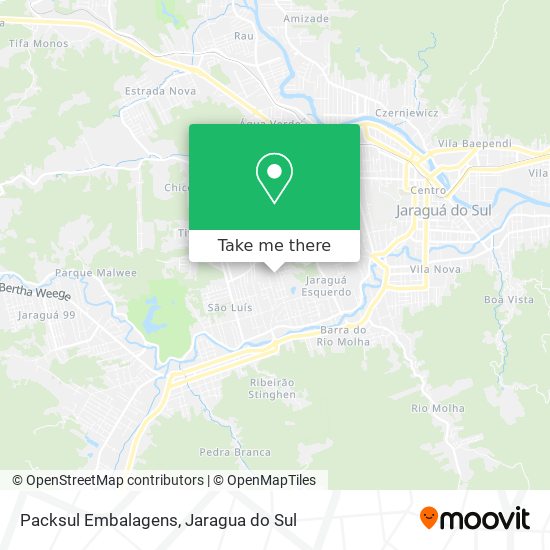 Packsul Embalagens map
