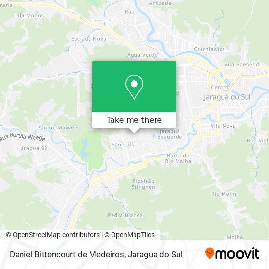 Daniel Bittencourt de Medeiros map