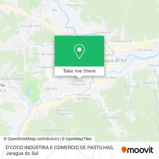D'COCO INDUSTRIA E COMERCIO DE PASTILHAS map