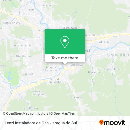 Lenzi Instaladora de Gas map