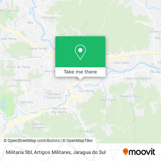 Militaria Sbl, Artigos Militares map