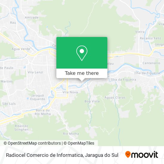 Mapa Radiocel Comercio de Informatica