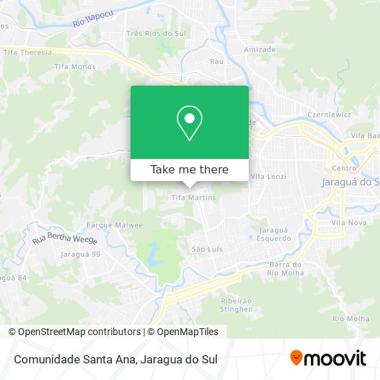 Comunidade Santa Ana map