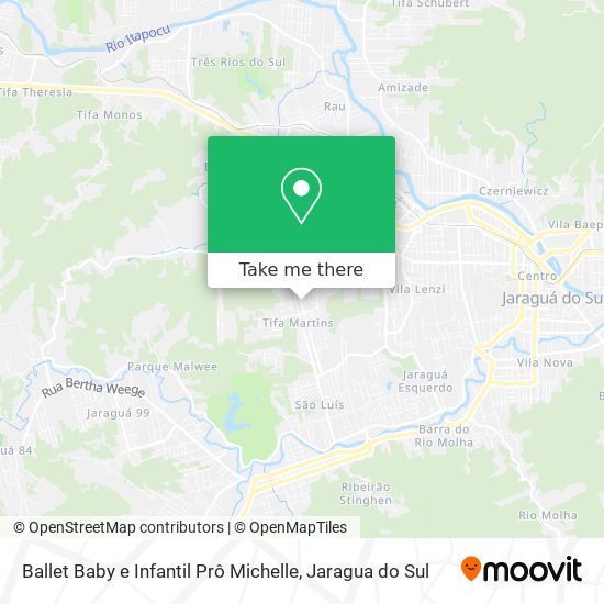 Ballet Baby e Infantil Prô Michelle map
