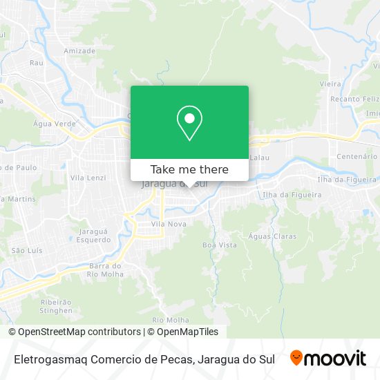 Mapa Eletrogasmaq Comercio de Pecas