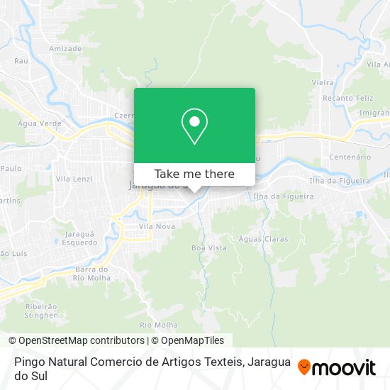 Pingo Natural Comercio de Artigos Texteis map