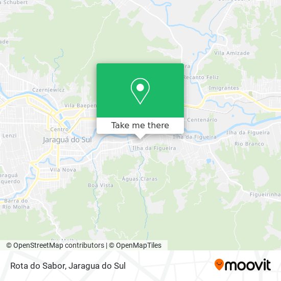 Mapa Rota do Sabor