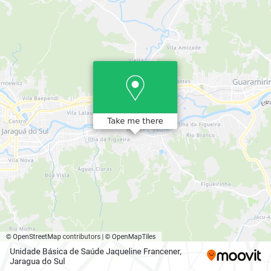 Unidade Básica de Saúde Jaqueline Francener map