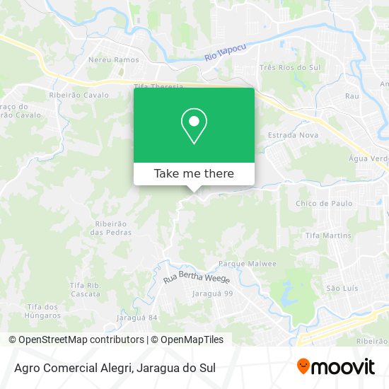 Agro Comercial Alegri map
