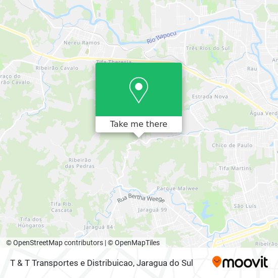 T & T Transportes e Distribuicao map