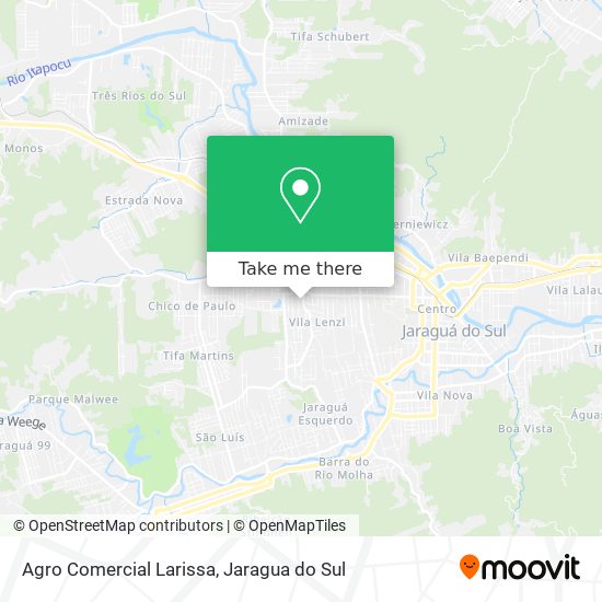 Agro Comercial Larissa map